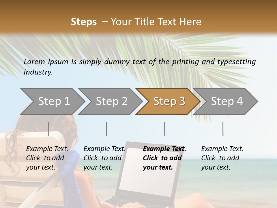 Blue Student Business PowerPoint Template