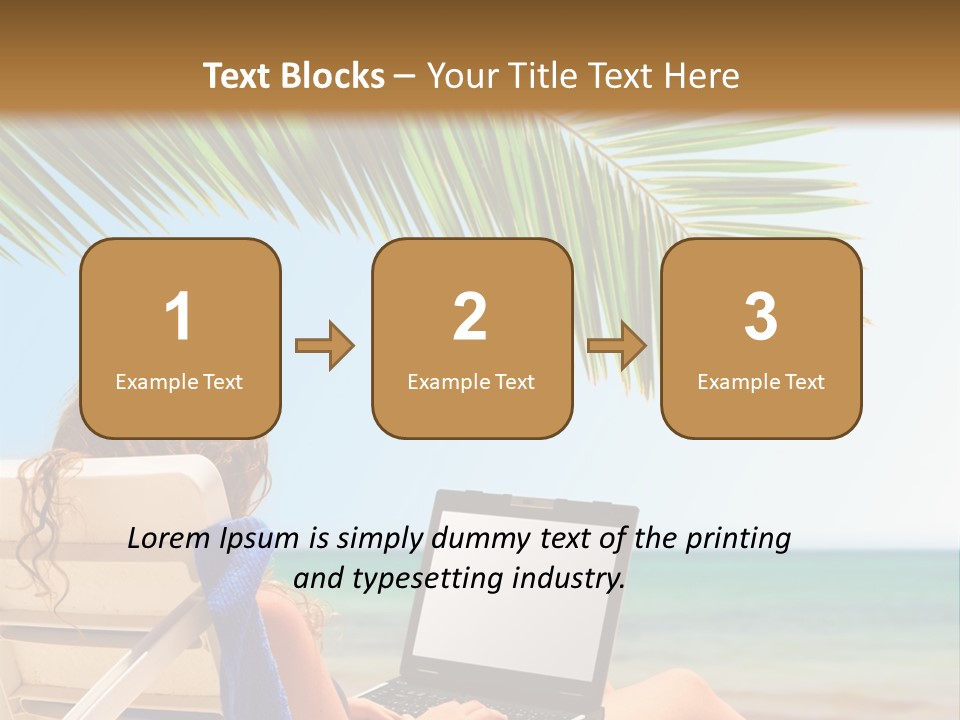 Blue Student Business PowerPoint Template