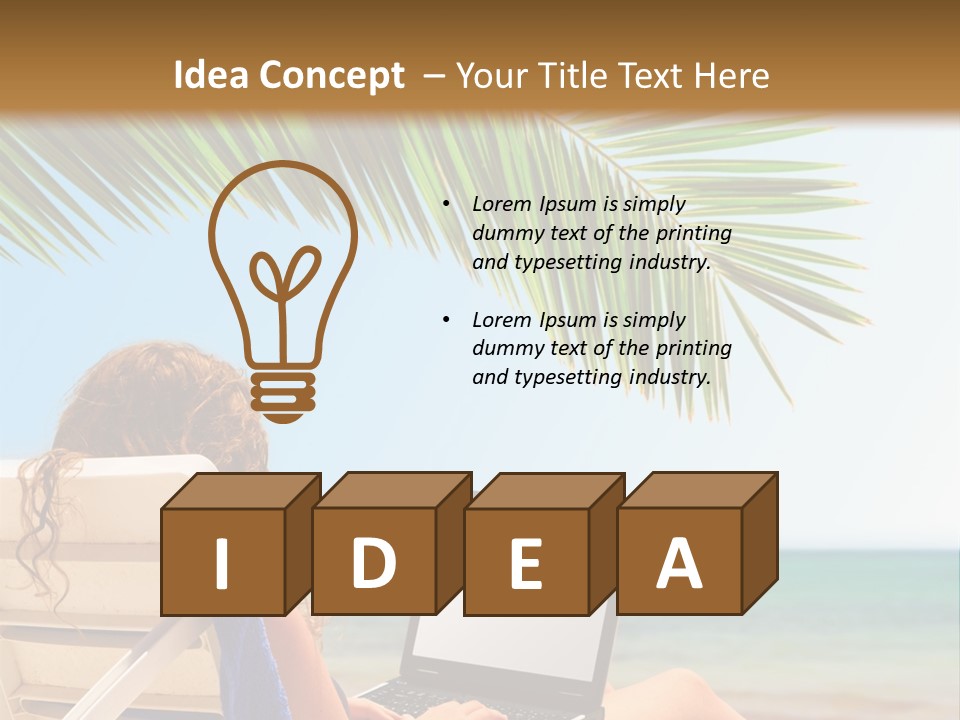 Blue Student Business PowerPoint Template