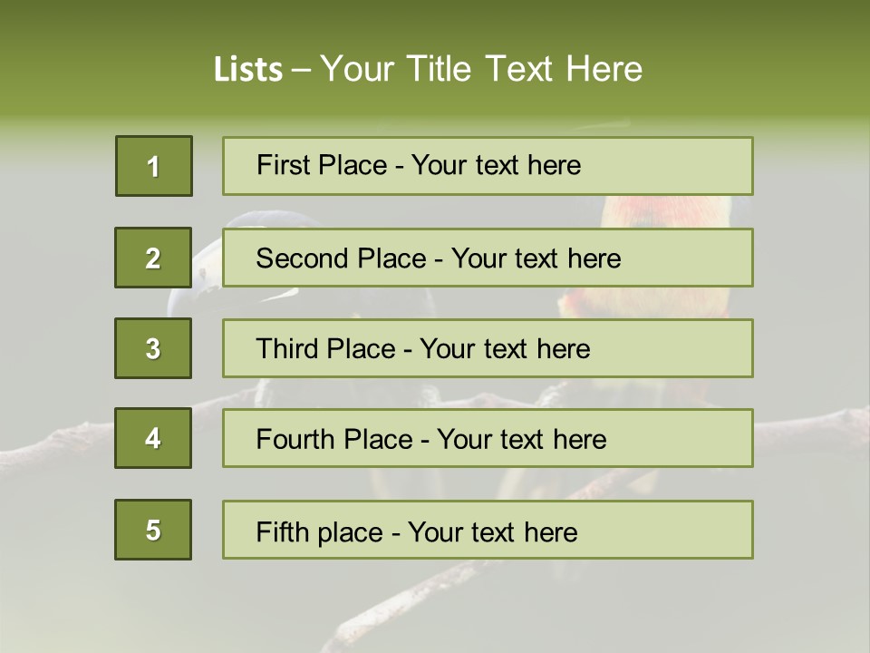 A Couple Of Birds Sitting On Top Of A Tree Branch PowerPoint Template