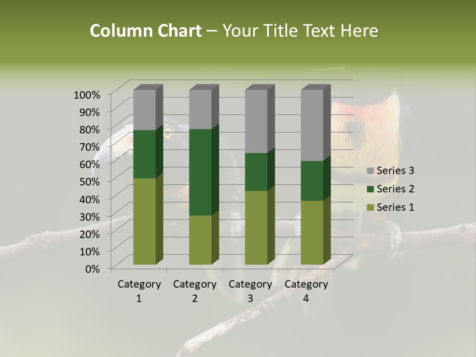 A Couple Of Birds Sitting On Top Of A Tree Branch PowerPoint Template