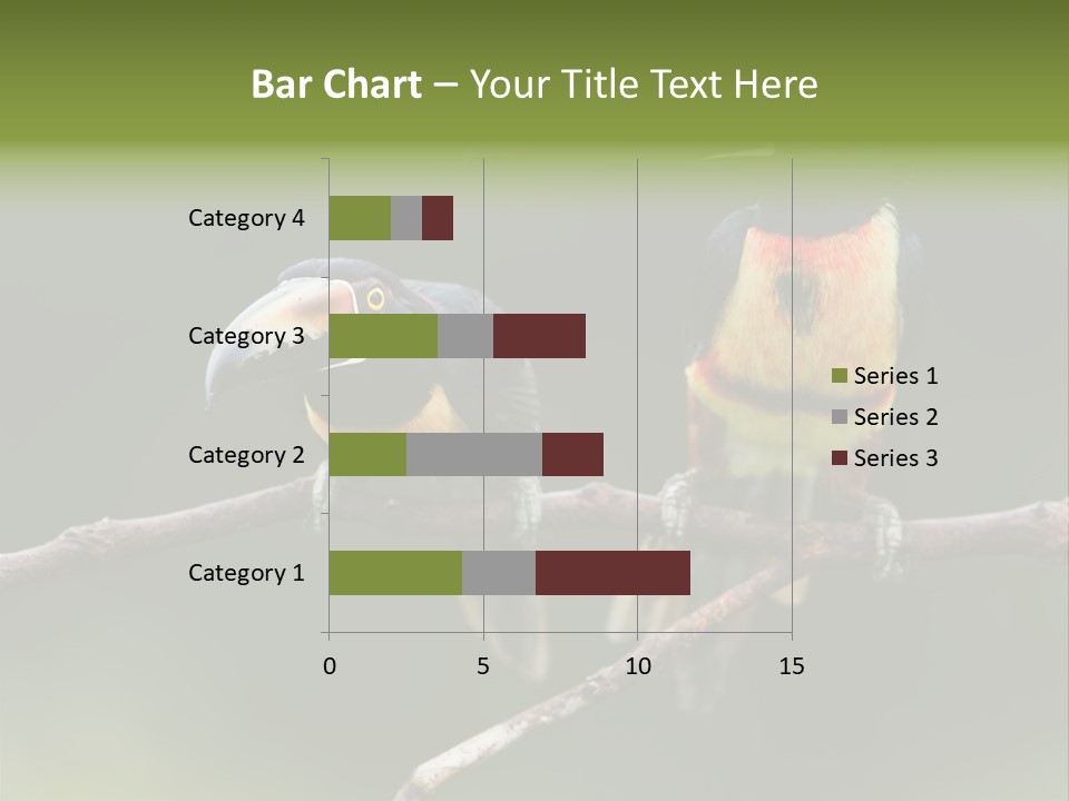 A Couple Of Birds Sitting On Top Of A Tree Branch PowerPoint Template