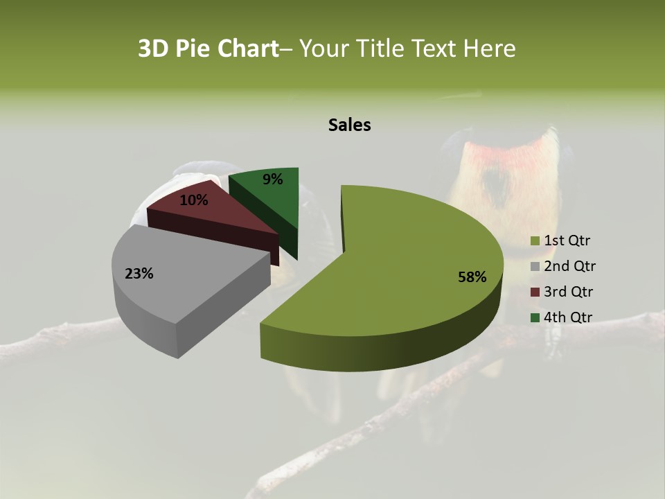 A Couple Of Birds Sitting On Top Of A Tree Branch PowerPoint Template