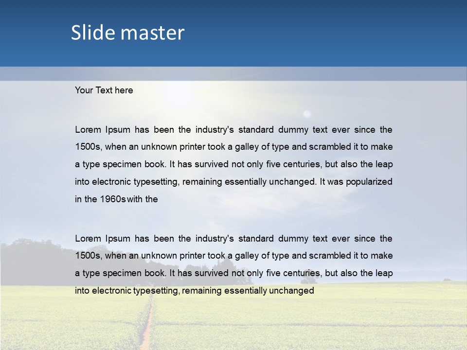 Farm Countryside Plantation PowerPoint Template