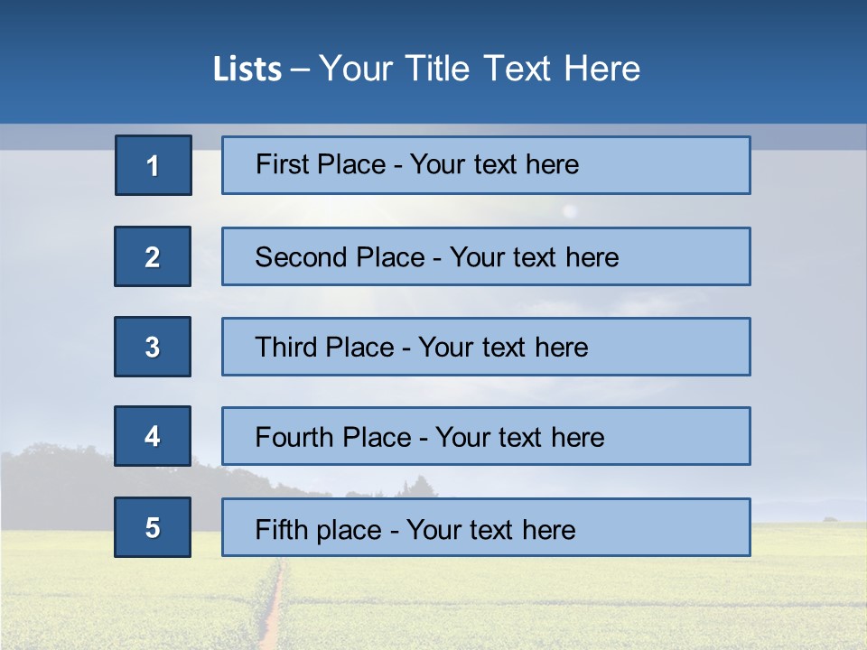 Farm Countryside Plantation PowerPoint Template