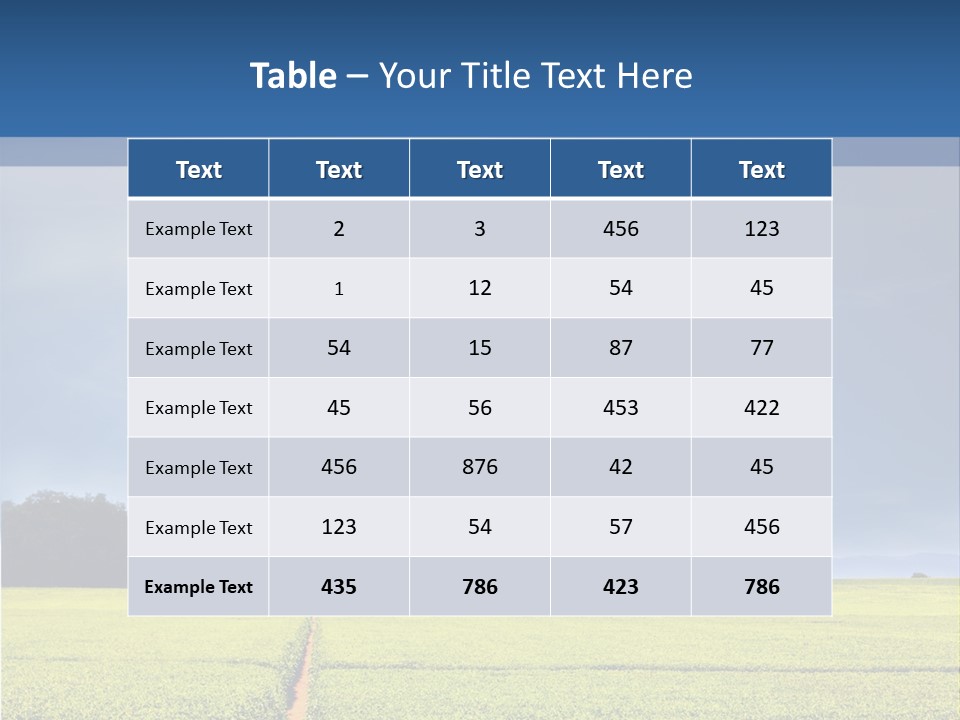 Farm Countryside Plantation PowerPoint Template