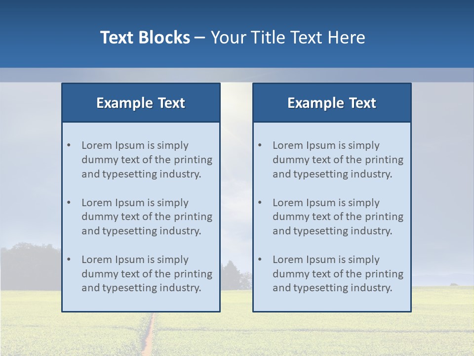 Farm Countryside Plantation PowerPoint Template