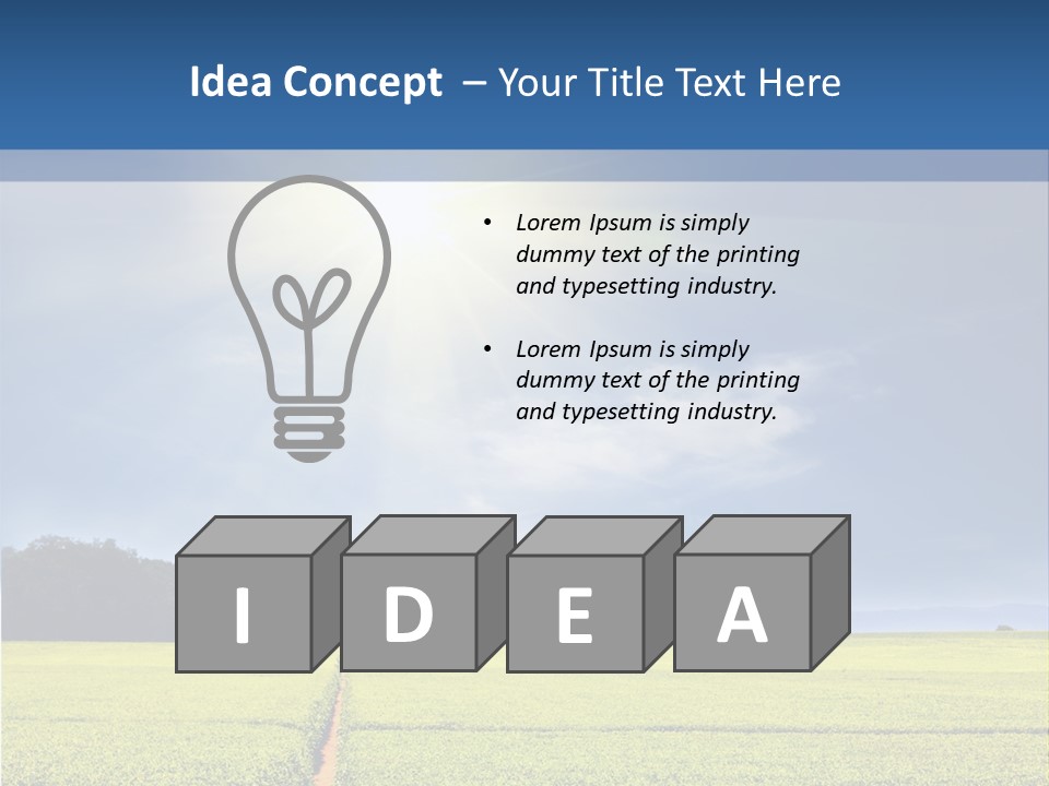 Farm Countryside Plantation PowerPoint Template