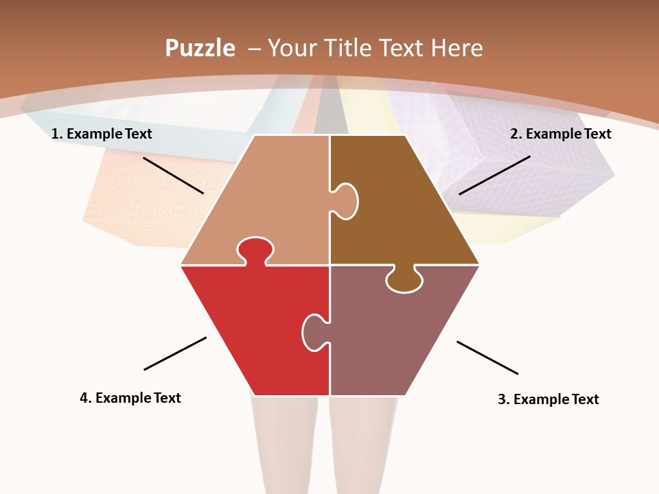 Colorful Female Gesturing PowerPoint Template