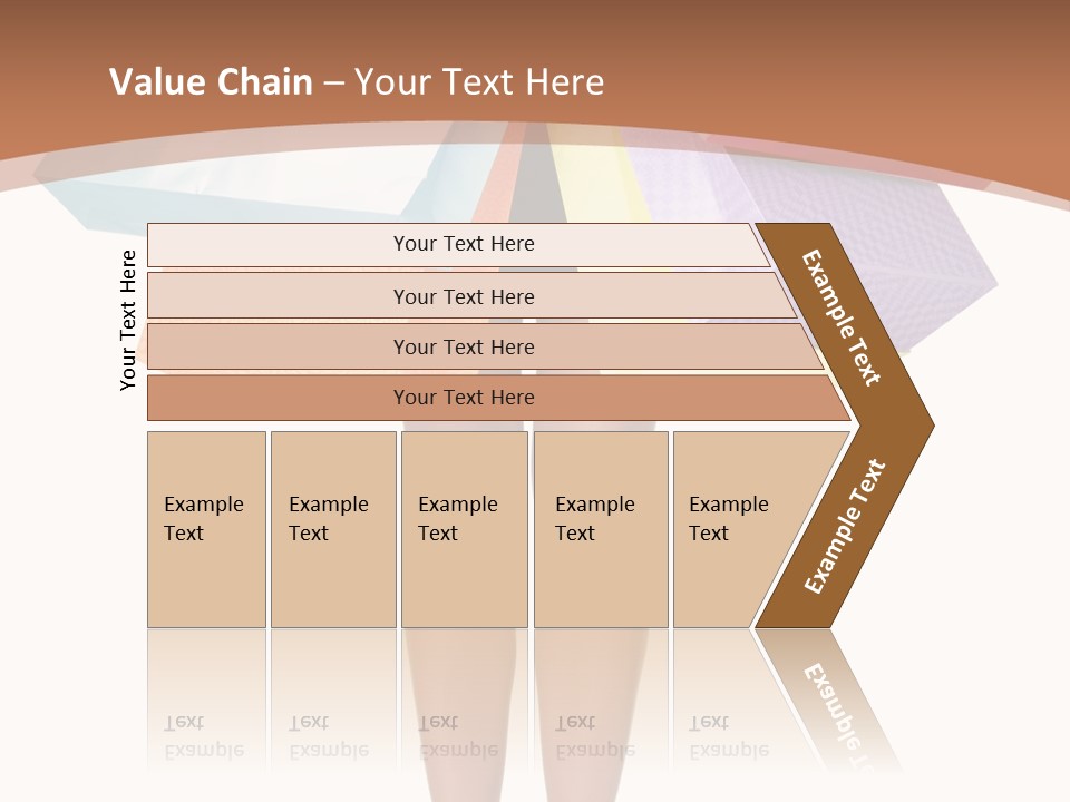 Colorful Female Gesturing PowerPoint Template