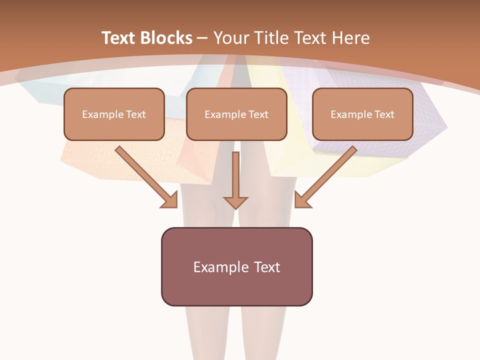 Colorful Female Gesturing PowerPoint Template