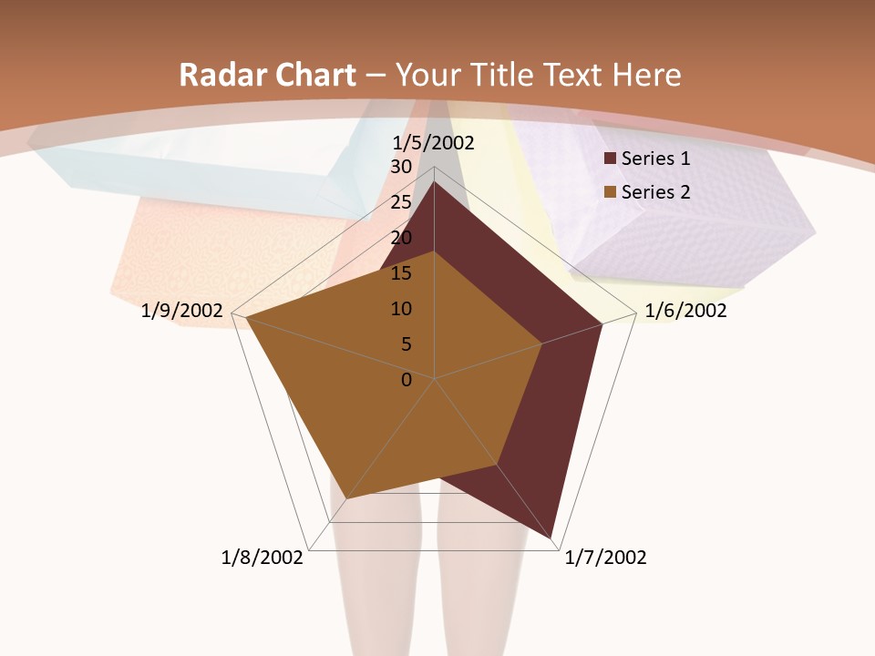 Colorful Female Gesturing PowerPoint Template