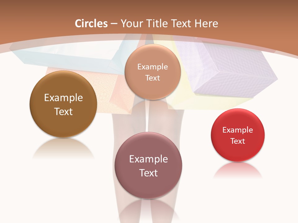 Colorful Female Gesturing PowerPoint Template