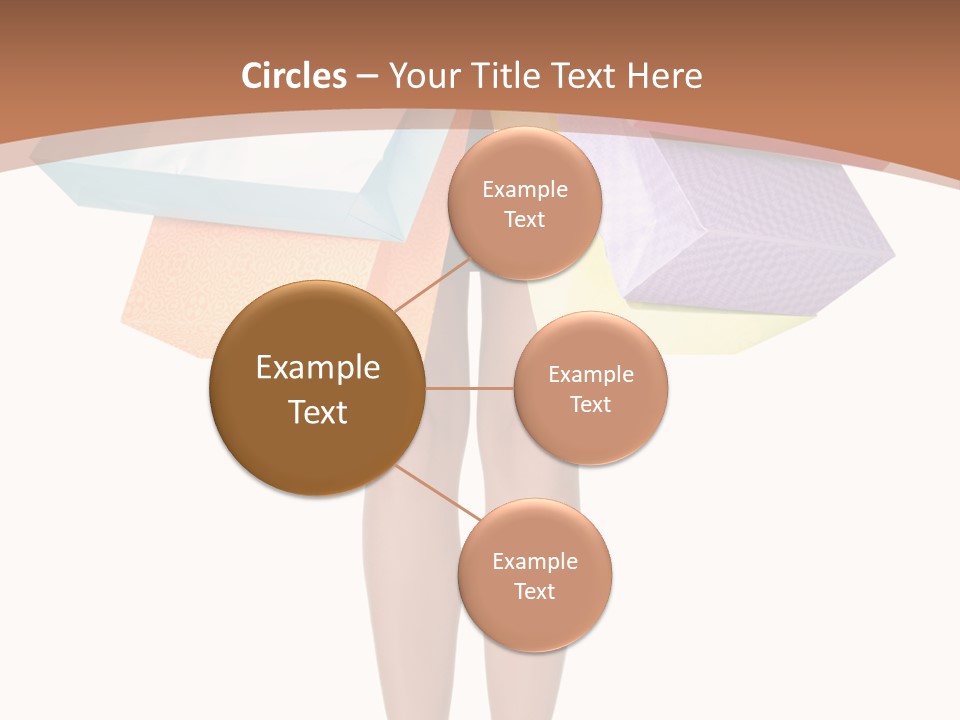 Colorful Female Gesturing PowerPoint Template