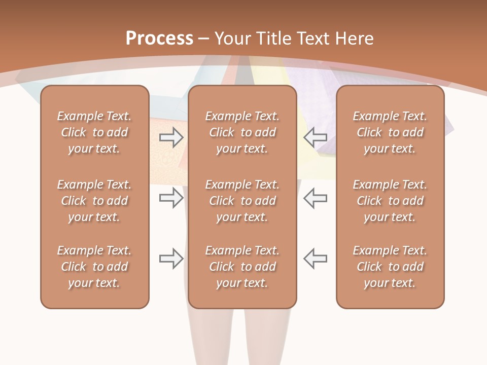 Colorful Female Gesturing PowerPoint Template