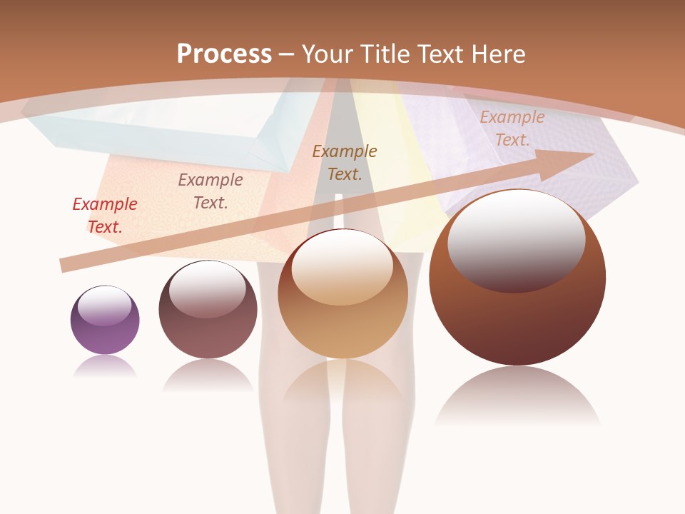 Colorful Female Gesturing PowerPoint Template