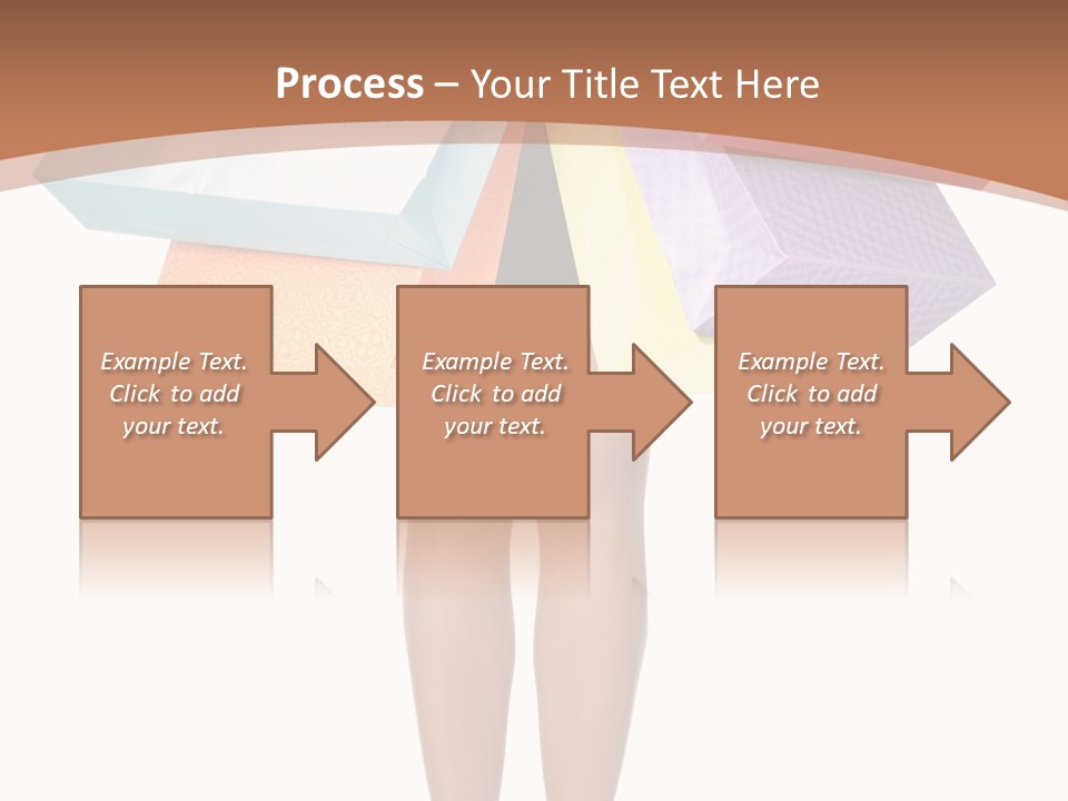 Colorful Female Gesturing PowerPoint Template