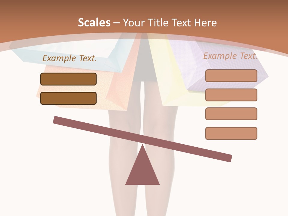 Colorful Female Gesturing PowerPoint Template