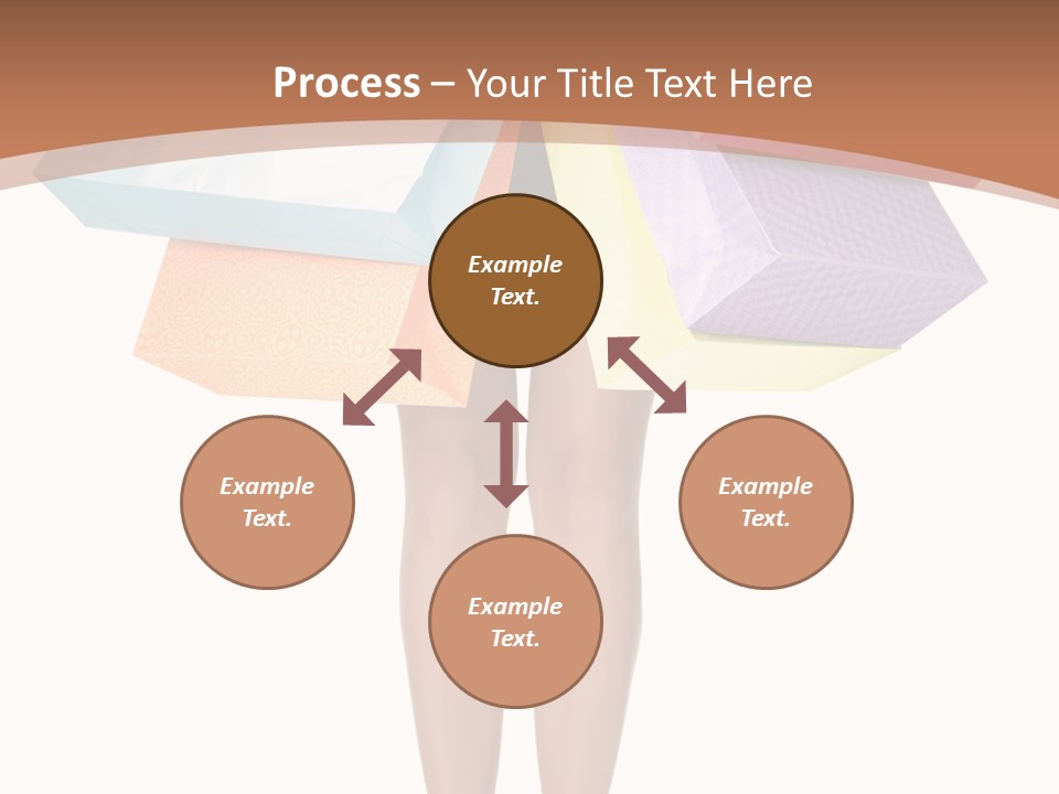 Colorful Female Gesturing PowerPoint Template