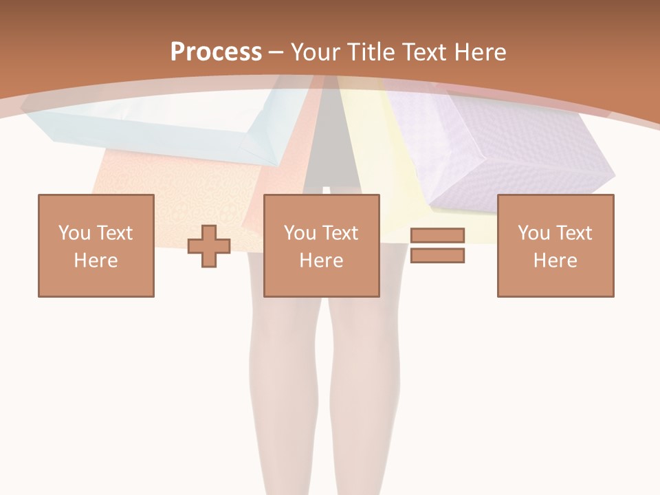 Colorful Female Gesturing PowerPoint Template
