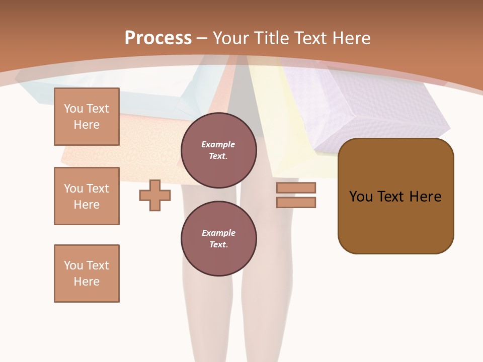 Colorful Female Gesturing PowerPoint Template