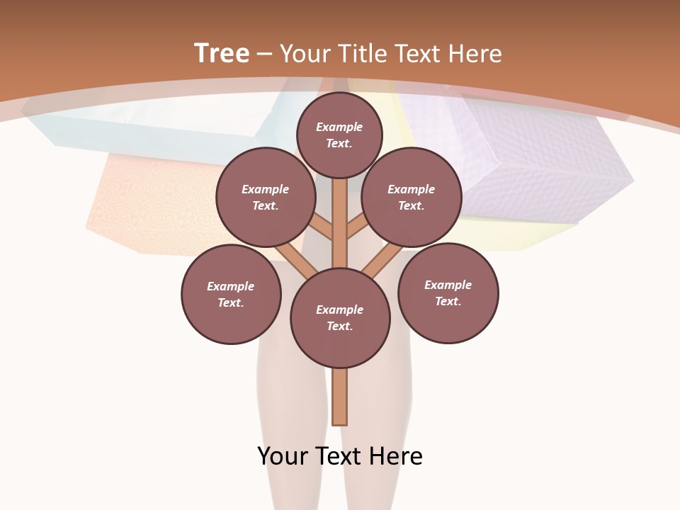 Colorful Female Gesturing PowerPoint Template