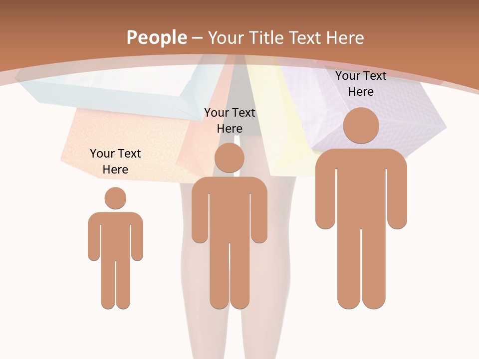 Colorful Female Gesturing PowerPoint Template