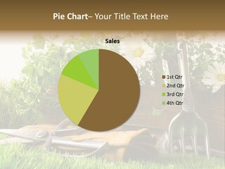 Closeup Abstract Stem PowerPoint Template