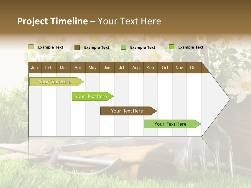 Closeup Abstract Stem PowerPoint Template