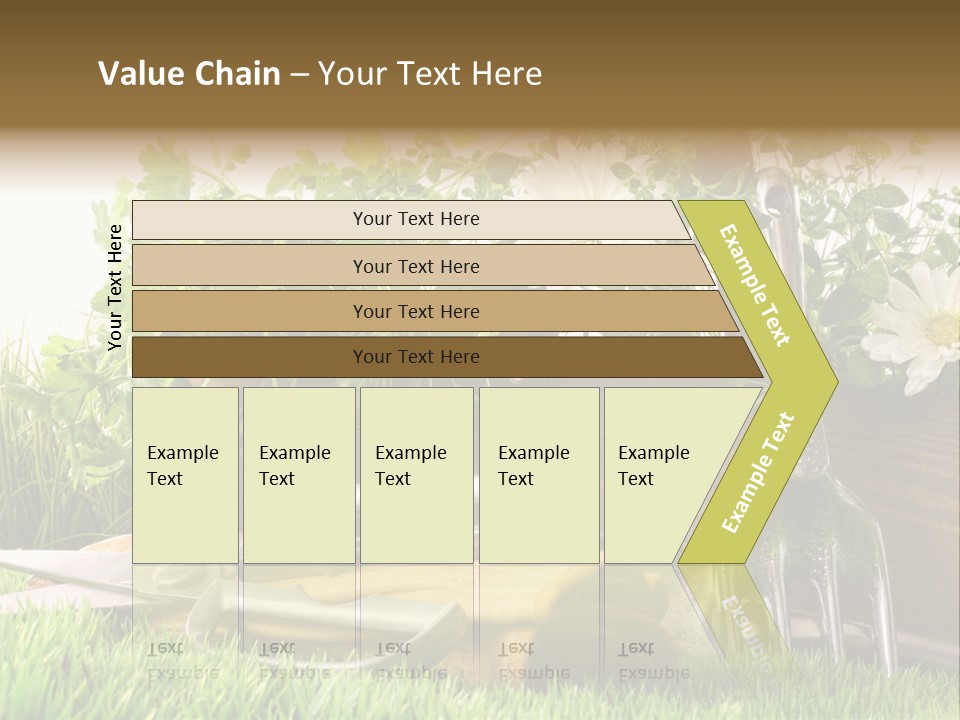 Closeup Abstract Stem PowerPoint Template