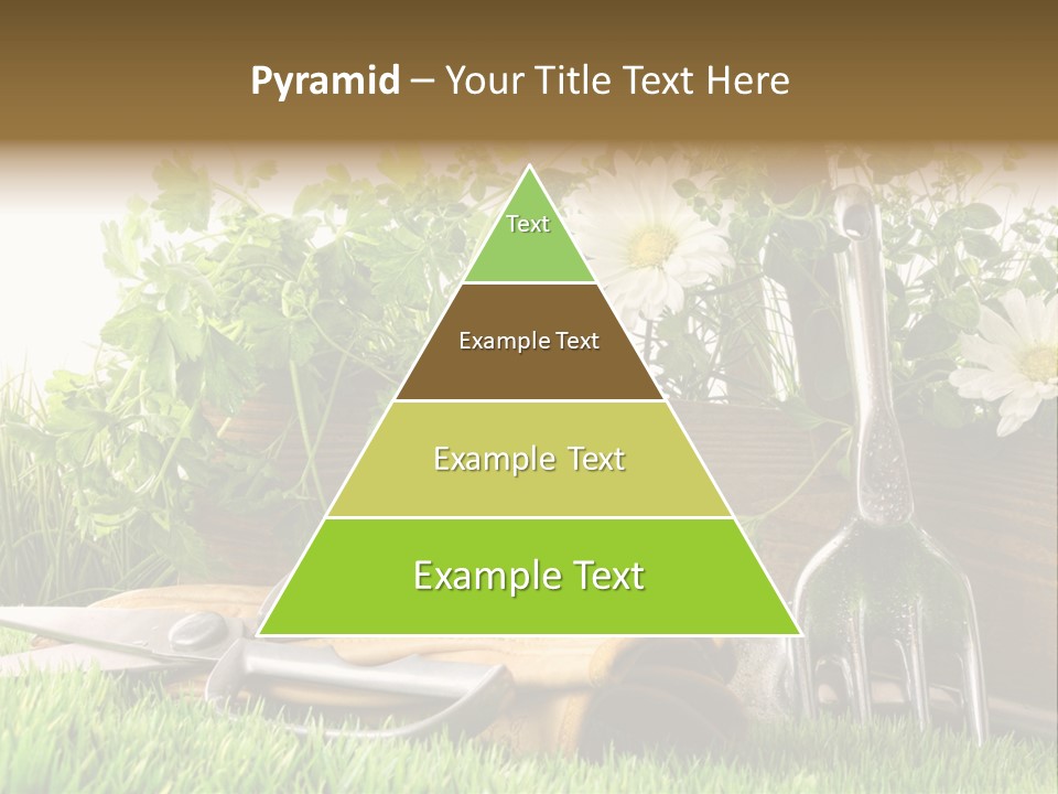 Closeup Abstract Stem PowerPoint Template