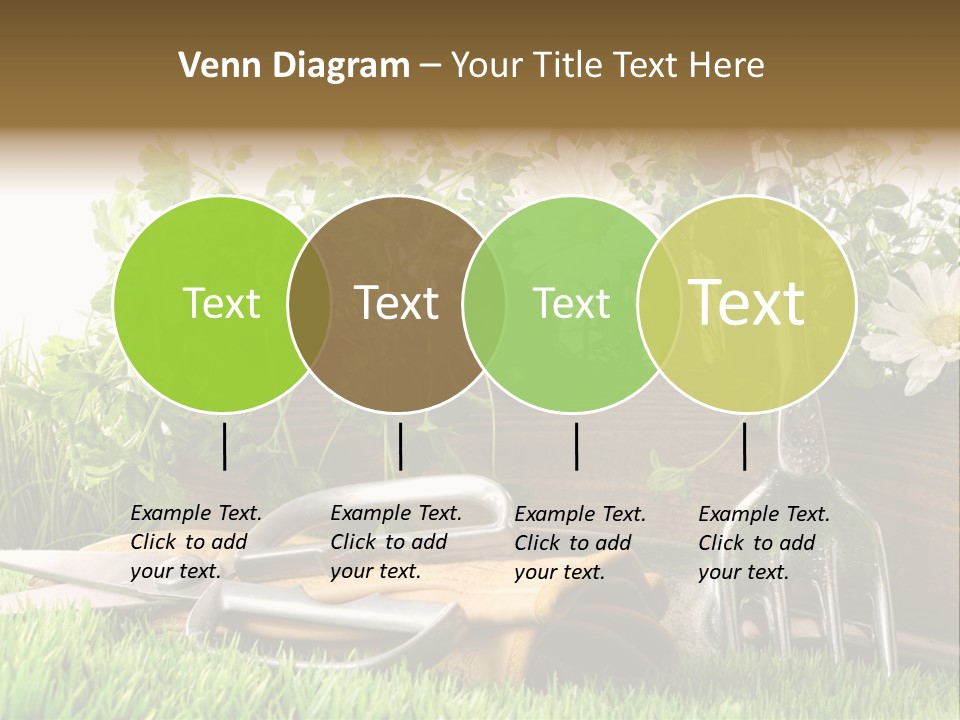 Closeup Abstract Stem PowerPoint Template