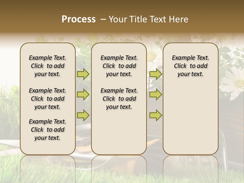 Closeup Abstract Stem PowerPoint Template