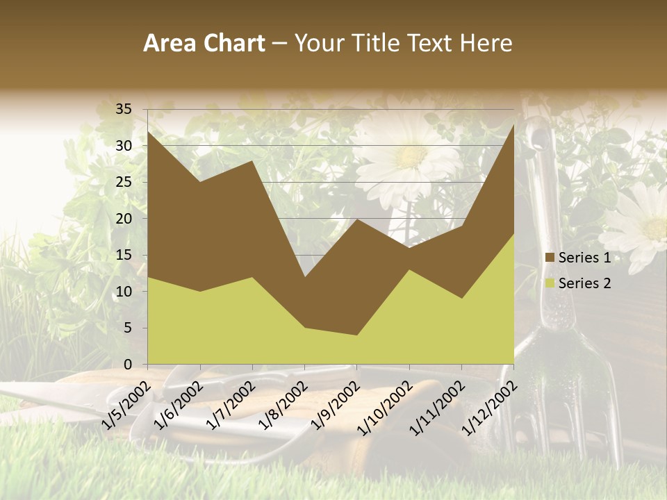 Closeup Abstract Stem PowerPoint Template