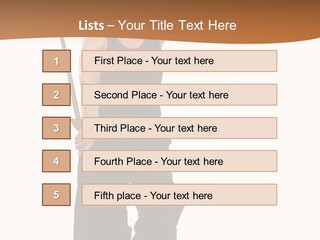 Workout Full Posture PowerPoint Template