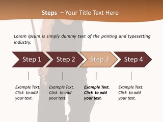 Workout Full Posture PowerPoint Template