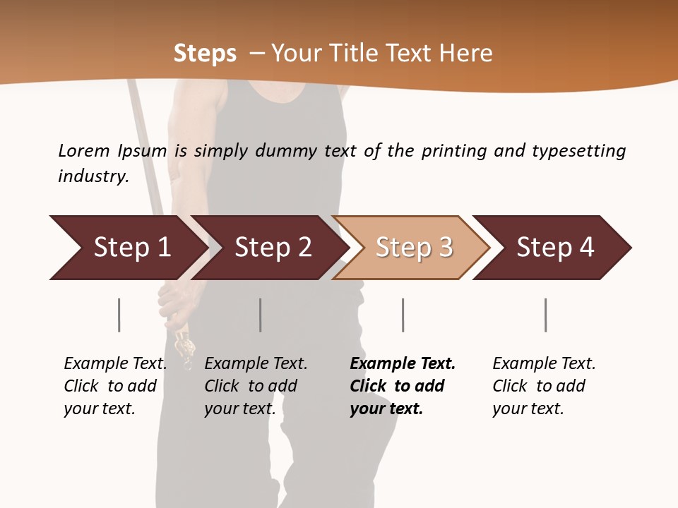 Workout Full Posture PowerPoint Template