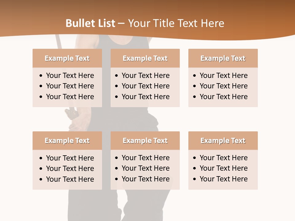 Workout Full Posture PowerPoint Template