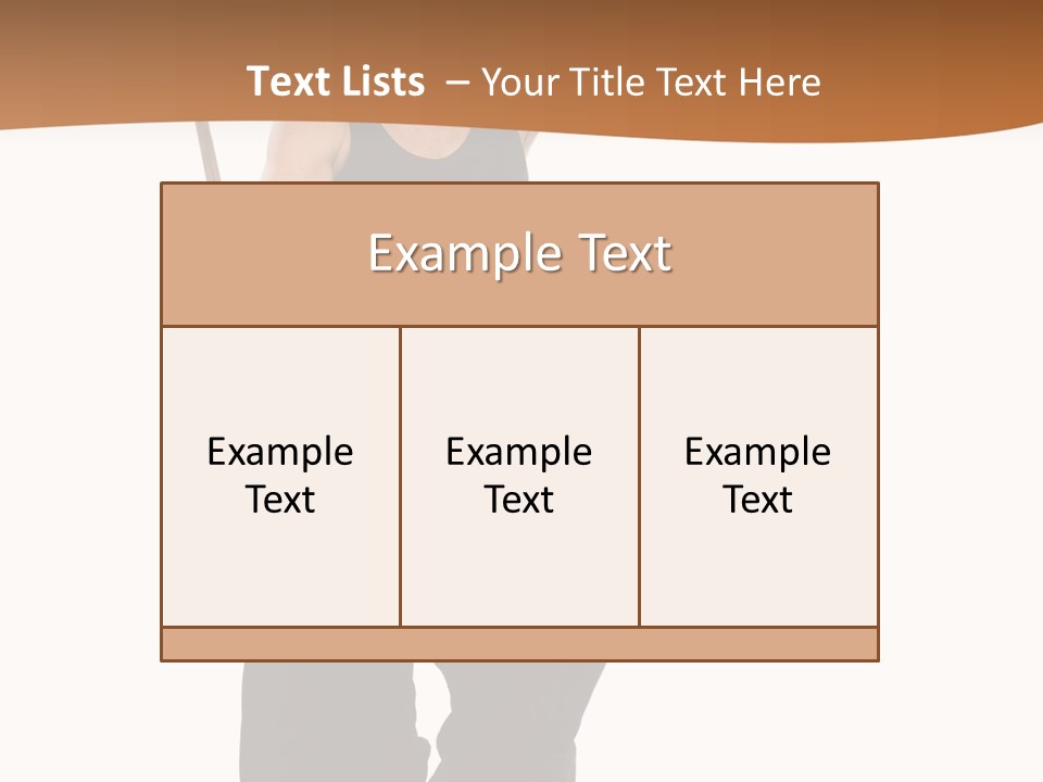 Workout Full Posture PowerPoint Template