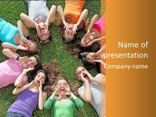 Happy Lawn Friendship PowerPoint Template