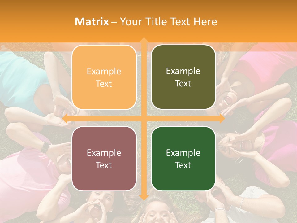 Happy Lawn Friendship PowerPoint Template