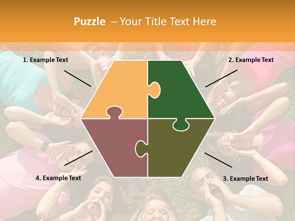 Happy Lawn Friendship PowerPoint Template