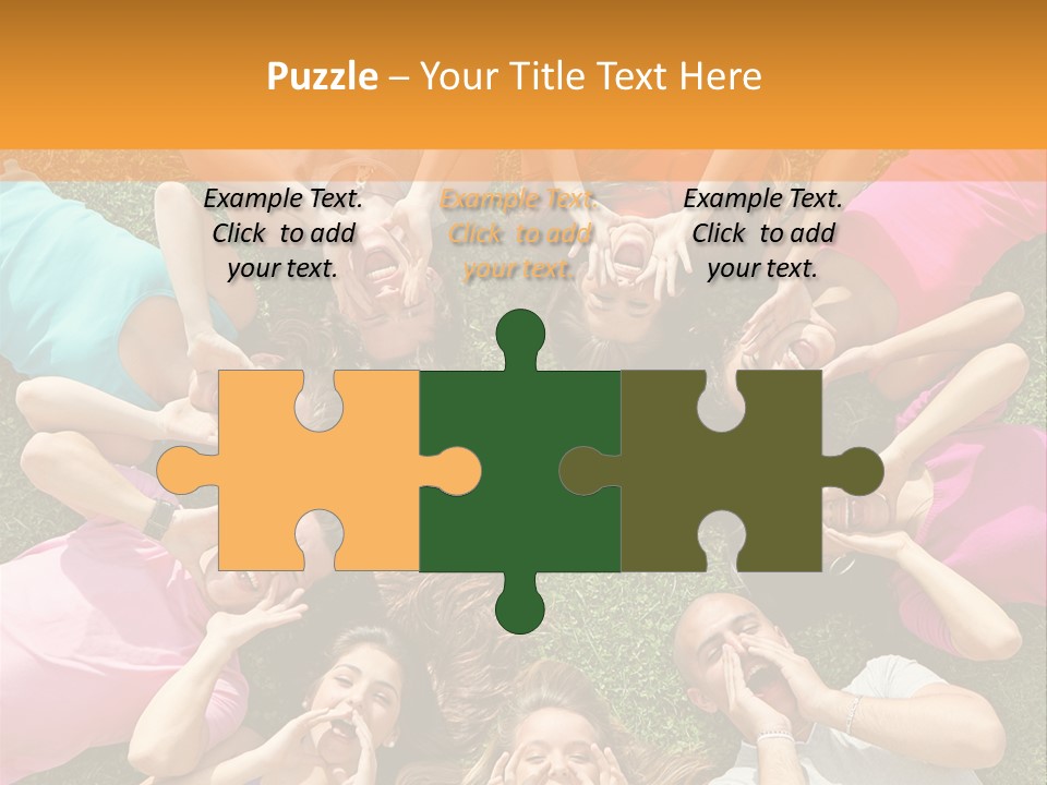 Happy Lawn Friendship PowerPoint Template