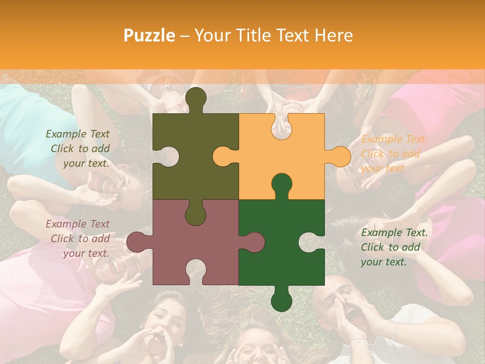 Happy Lawn Friendship PowerPoint Template