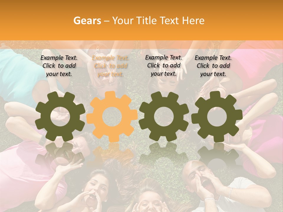 Happy Lawn Friendship PowerPoint Template