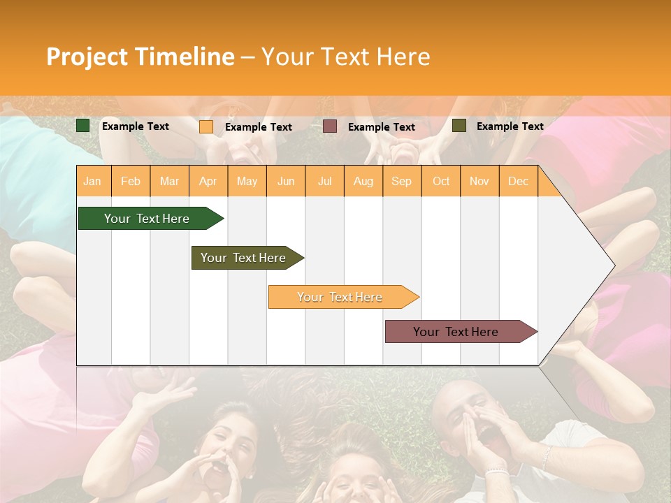 Happy Lawn Friendship PowerPoint Template
