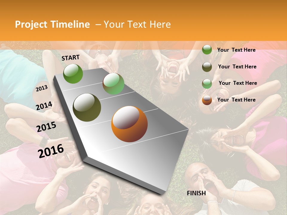 Happy Lawn Friendship PowerPoint Template