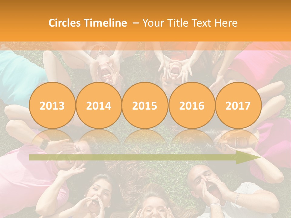 Happy Lawn Friendship PowerPoint Template