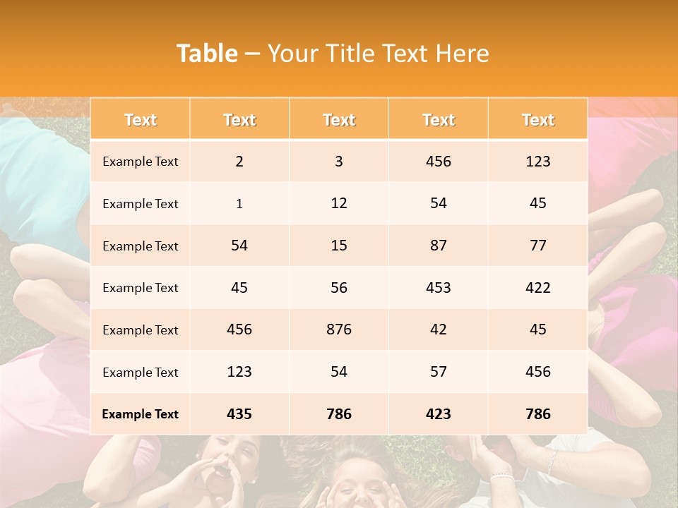 Happy Lawn Friendship PowerPoint Template