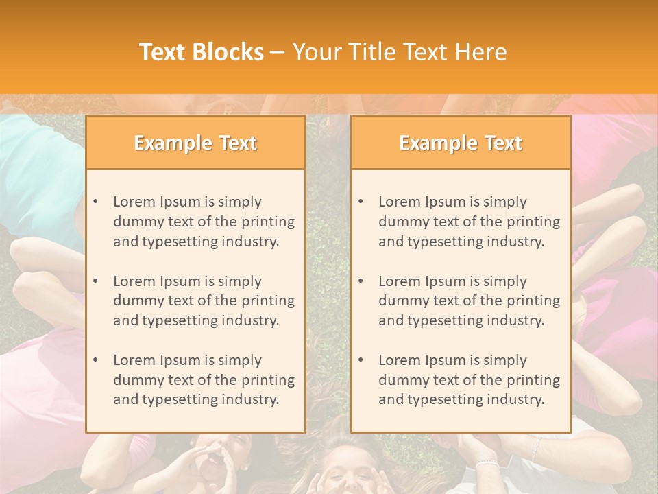 Happy Lawn Friendship PowerPoint Template